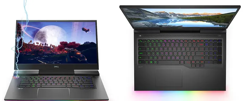 Dell Gaming G7 15 G7500A với bàn phím LED RGB