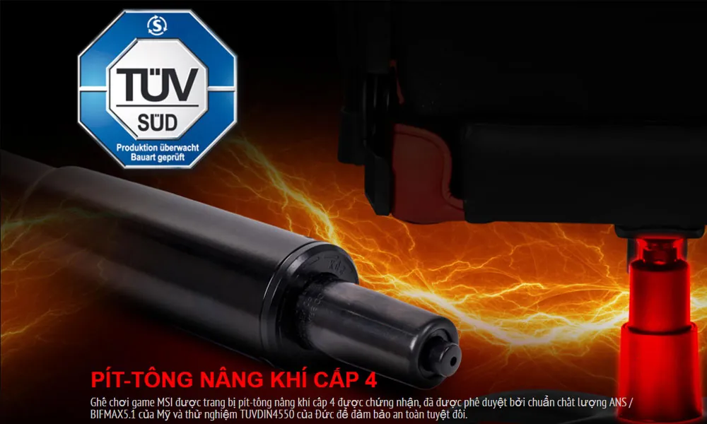 Pít-Tông nâng khí cấp 4