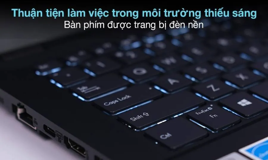 Bàn phím laptop Asus ExpertBook P2451FA-EK0261T tiện lợi