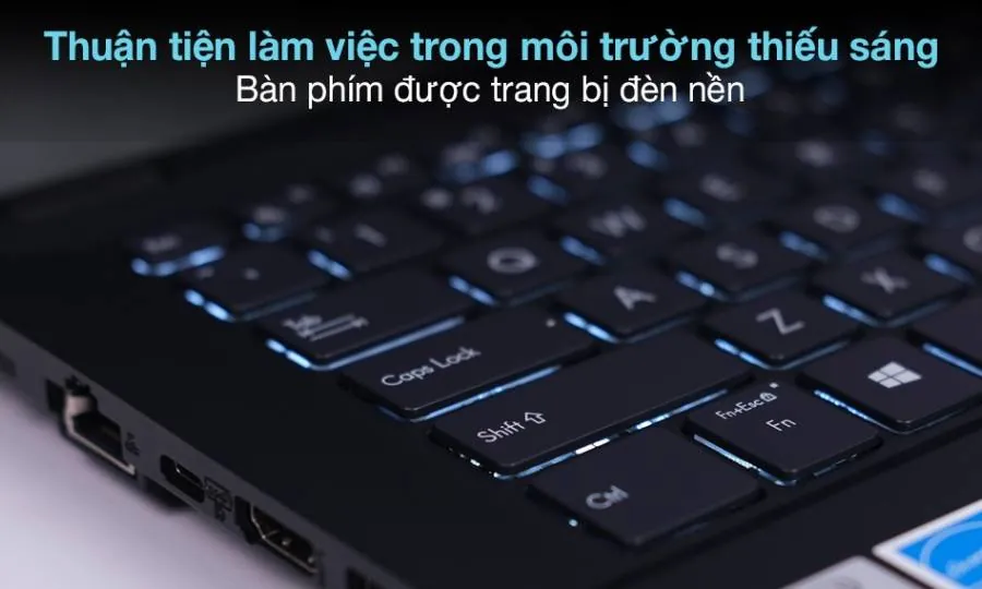 Bàn phím laptop Asus ExpertBook P2451FA-EK1620 tiện lợi