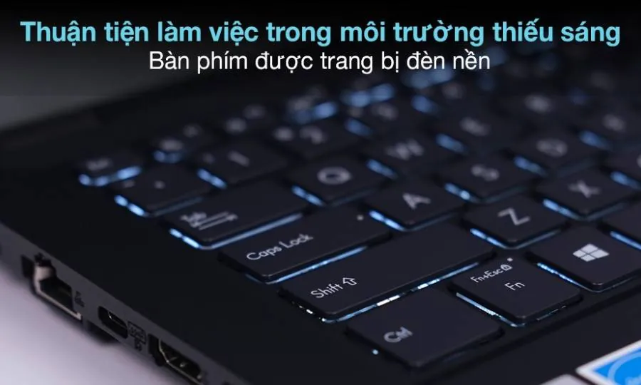 bàn phím laptop Asus ExpertBook P2451FA-EK1621 tiện lợi