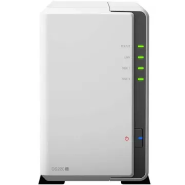 Thiết bị lưu trữ NAS Synology DS220J (2-Bay | Realtek RTD1296 | RAM 512MB | USB 3.2 )