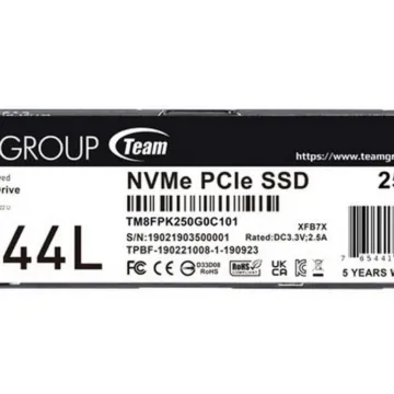 Ổ cứng SSD TeamGroup MP44L 250GB (M.2 NVMe | 4.650MB/s | 1.900MB/s )