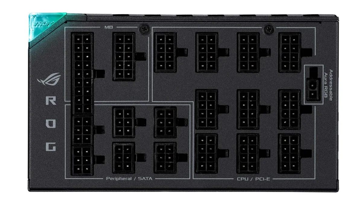 Nguồn máy tính Asus ROG THOR 1600T Gaming (1600W | Full modular | 80 Plus Titanium)