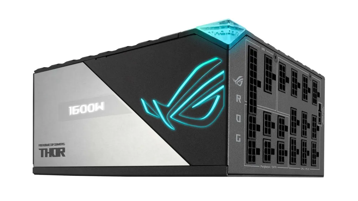Nguồn máy tính Asus ROG THOR 1600T Gaming (1600W | Full modular | 80 Plus Titanium)