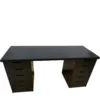 Bàn chơi game Ikea tích hợp 2 bên tủ - Đen