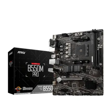 Mainboard MSI B550M PRO (AMD Socket AM4, m-ATX, 2 khe RAM DRR4)